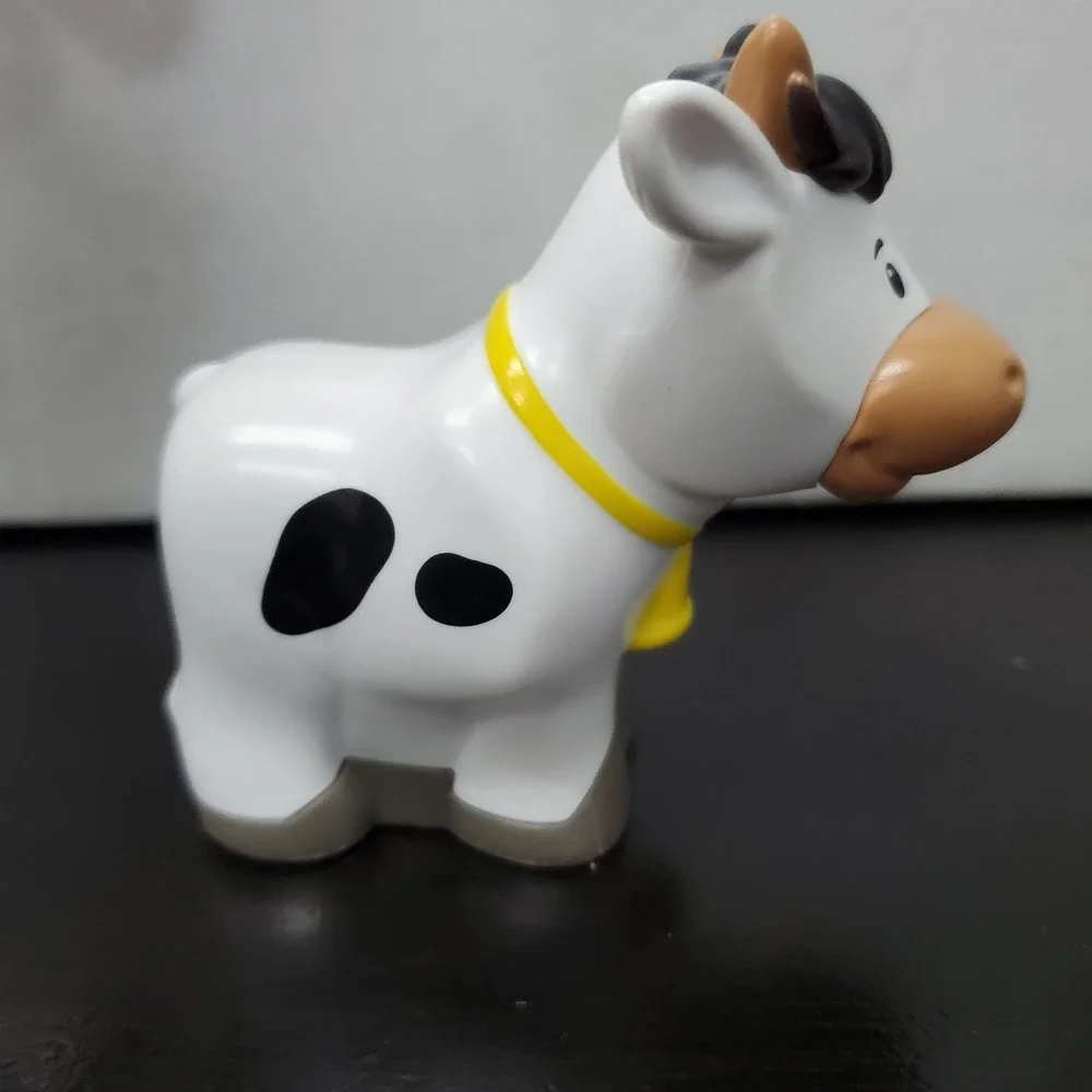 Fisher Price Little People Barn Farm Animal • Cow Bull • Figure Toy Replacement